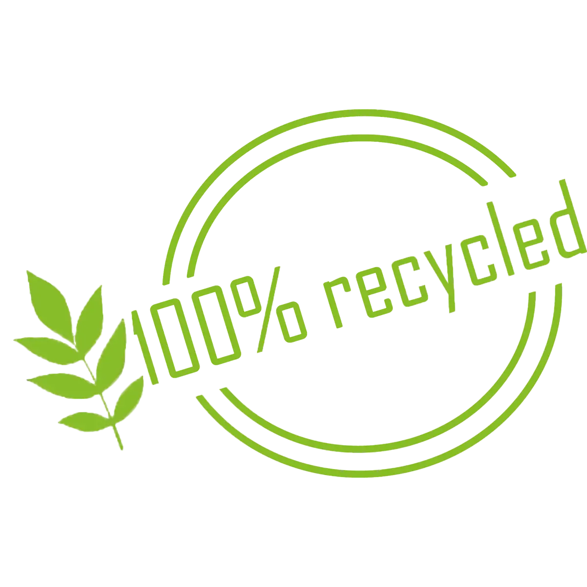 100% recycled 100% recycled
